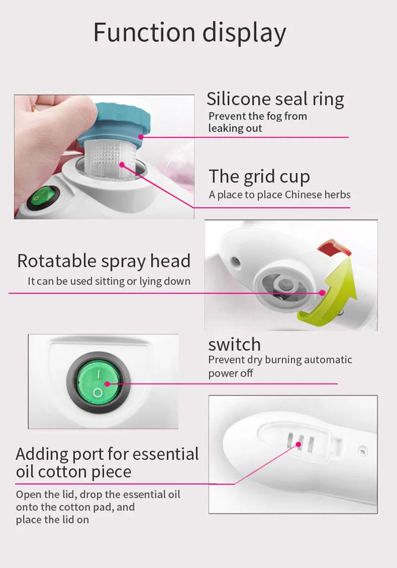 Facial Steamer Warm Mist Humidifier