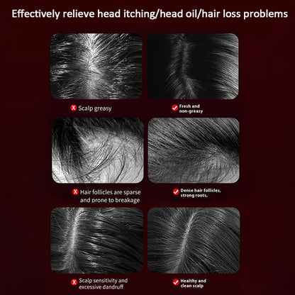 Electric Vibration Massage Comb Red Light Therapy