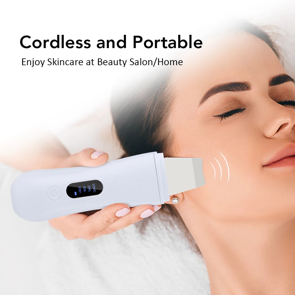 Ultrasonic Skin Scrubber Peeling Blackhead Remover