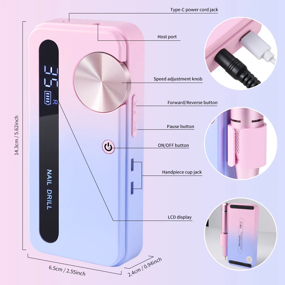 Electric Nail Drill Machine