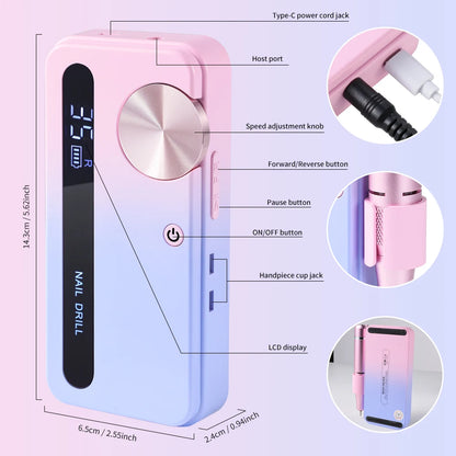 Electric Nail Drill Machine