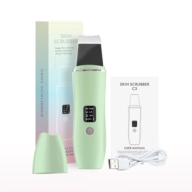 Ultrasonic Skin Scrubber Peeling Blackhead Remover
