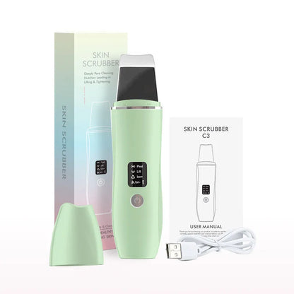 Ultrasonic Skin Scrubber Peeling Blackhead Remover