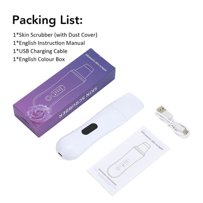 Ultrasonic Skin Scrubber Peeling Blackhead Remover