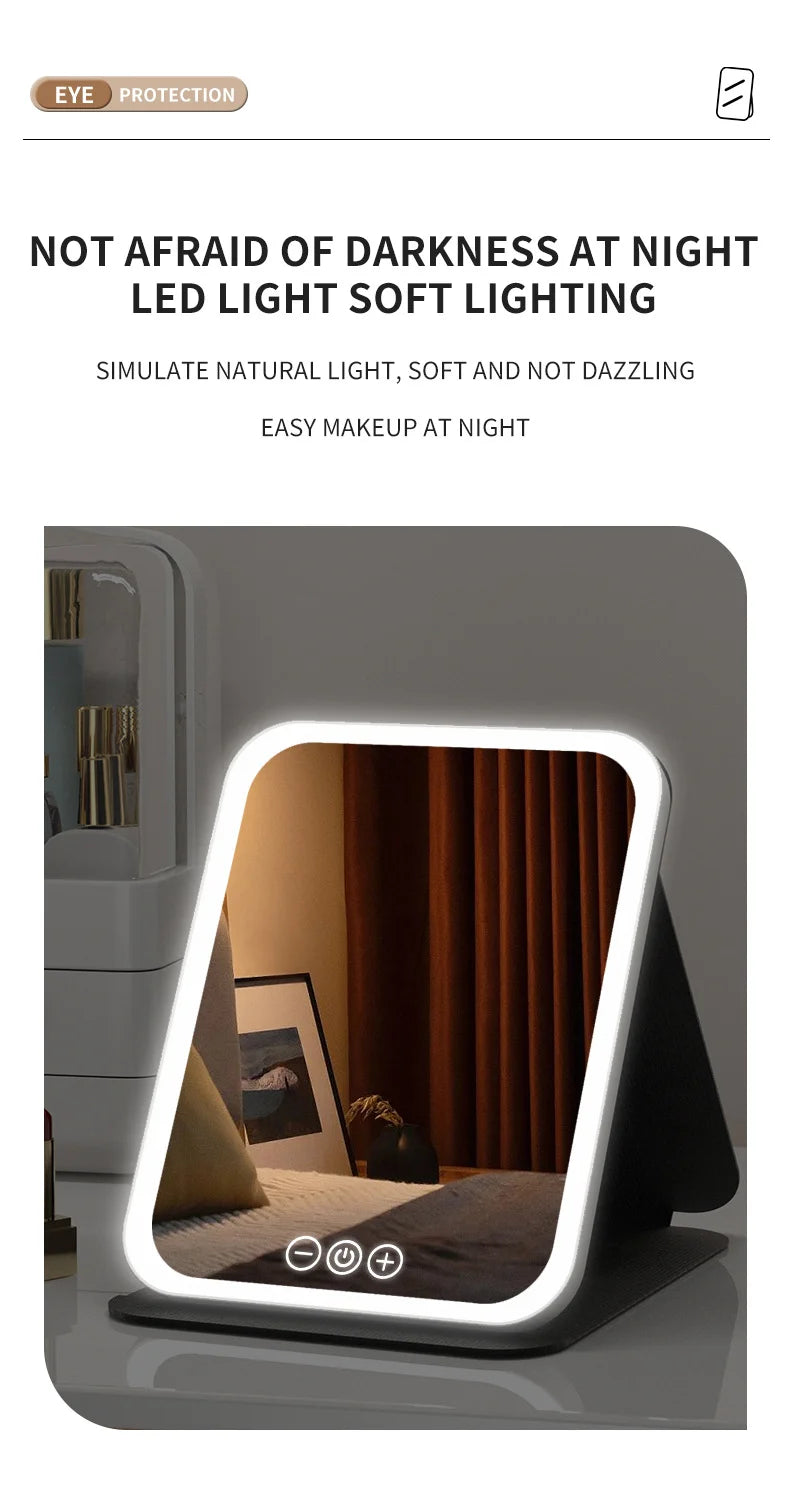 LED Dimmable Makeup Mirror