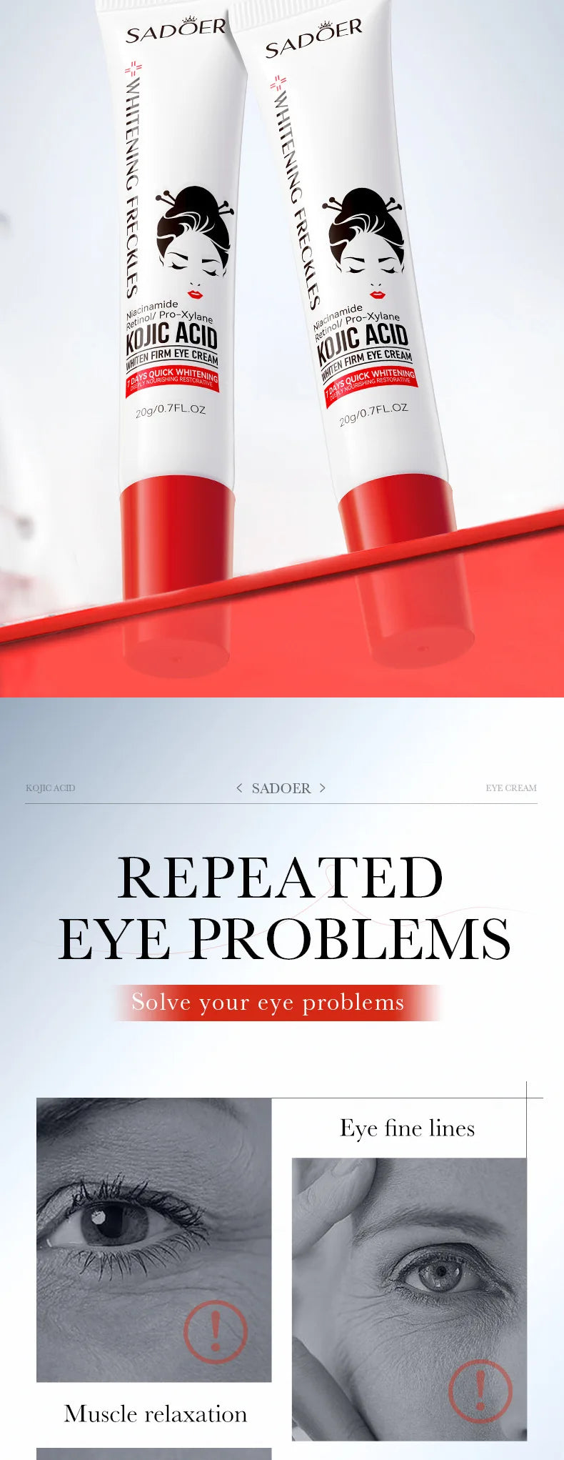 Kojic Acid Retinol Eye Cream