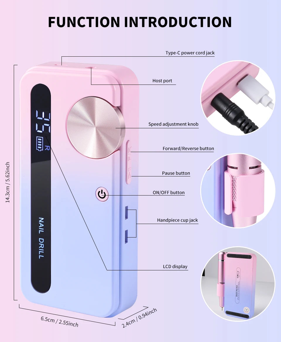 Electric Nail Drill Machine