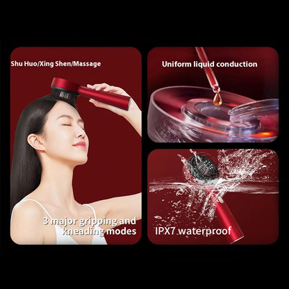 Electric Vibration Massage Comb Red Light Therapy