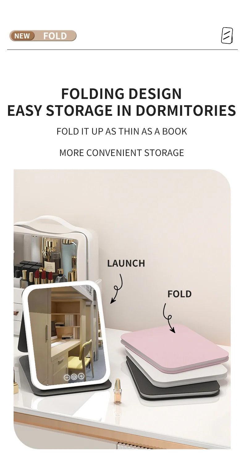 LED Dimmable Makeup Mirror