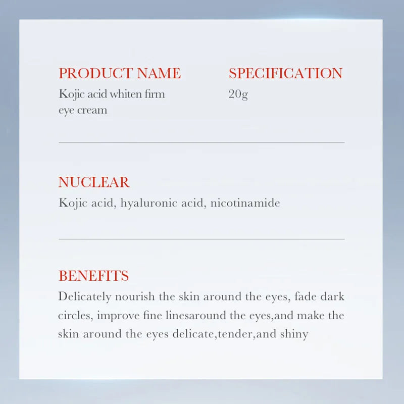 Kojic Acid Retinol Eye Cream