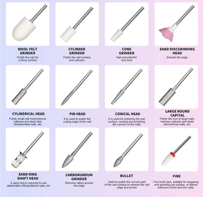 Electric Nail Drill Machine